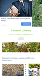 Mobile Screenshot of garten-zuhause.de